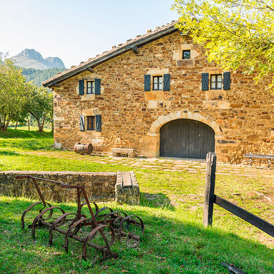 Cascina tradizionale dei Paesi Baschi