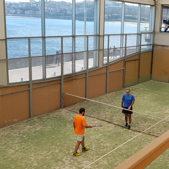 Padel facilities of the Real Tennis Club of San Sebastián Padel facilities of the Real Tennis Club of San Sebastián