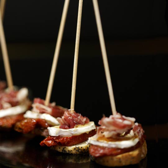 Pintxo em um bar em Donostia – San Sebastián