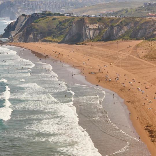 Barinatxe beach, between Sopelana and Getxo in Bizkaia, Basque Country.