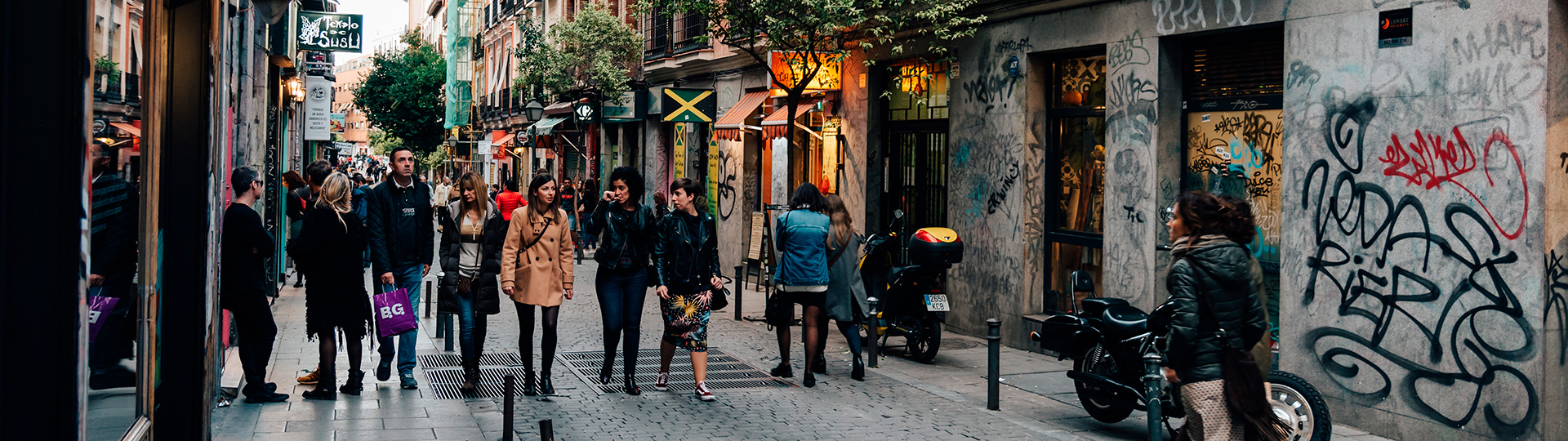 Des rues du quartier madrilène Malasaña