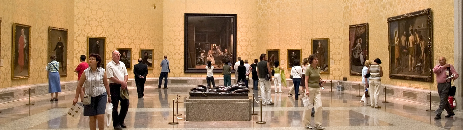 Velázquez gallery in the Prado Museum Madrid