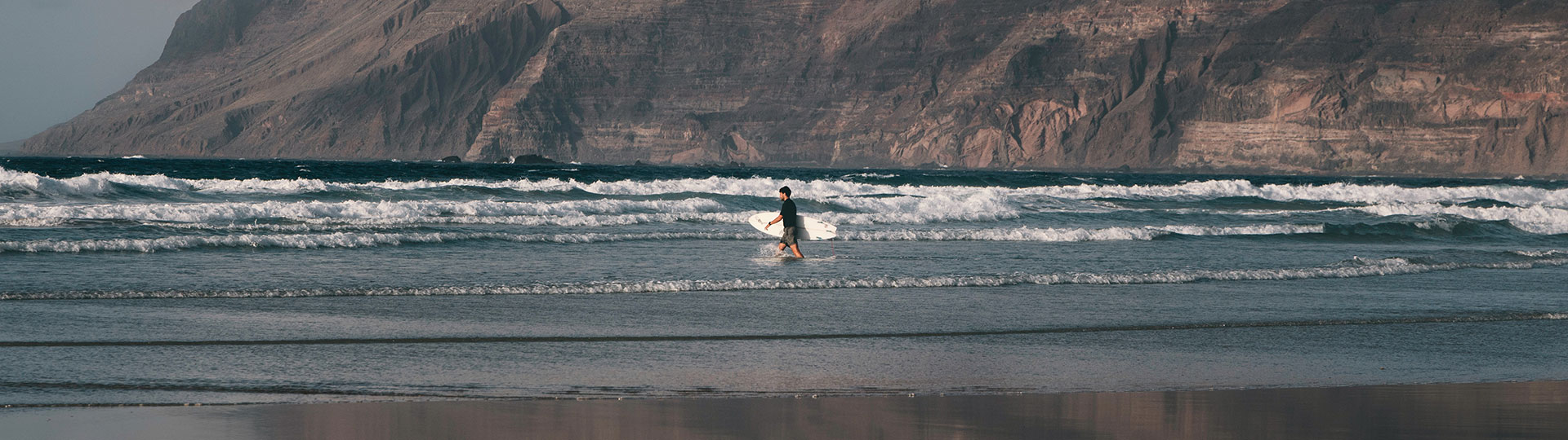 Surfer auf Lanzarote