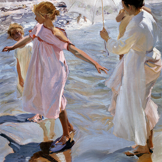 L'ora del bagnetto, Joaquin Sorolla