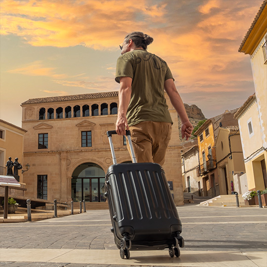 Touriste. Route du vin de Jumilla