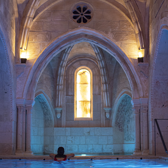 Castilla Termal, monastère de Valbuena, dans le Mille d'or du vin de Valladolid 