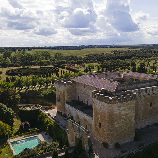 Burg von Buen Amor, Villanueva de Cañedo. Weinstraße von Zamora