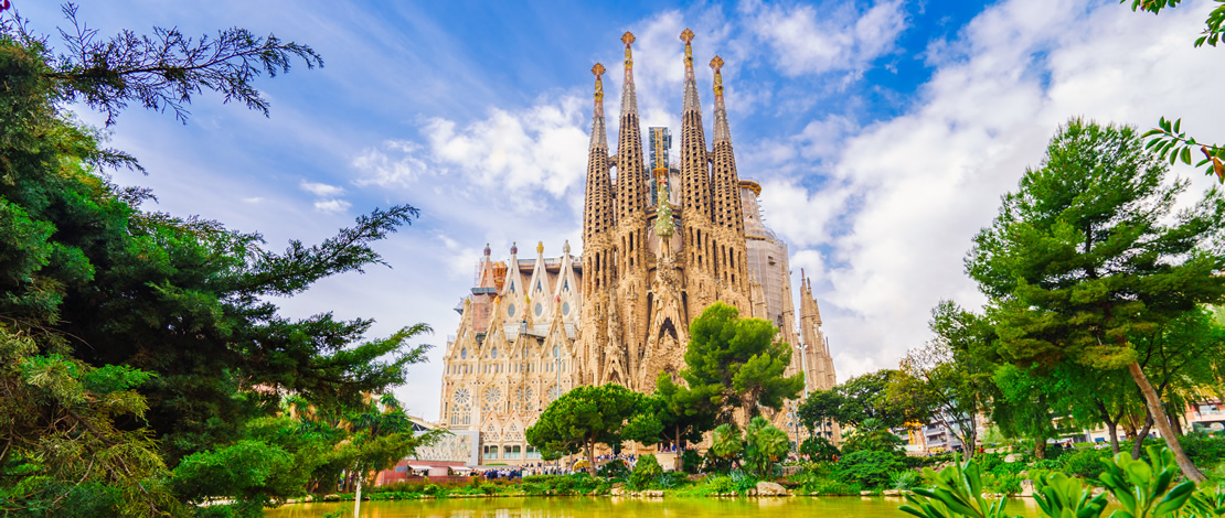 Sagrada Familia en Barcelona, Cataluña Sagrada Familia en Barcelona, Cataluña