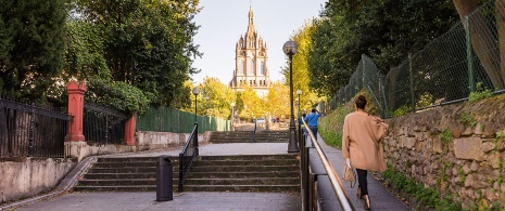 Basilica of Begoña in Bilbao, Basque Country