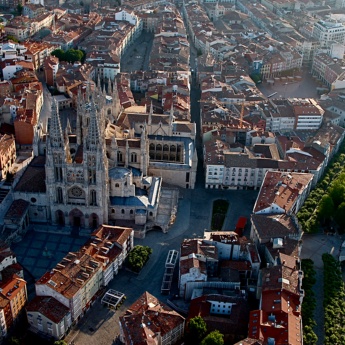 Aerial view of Burgos