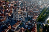 Vista aerea di Burgos