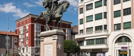 Statue of El Cid in Burgos