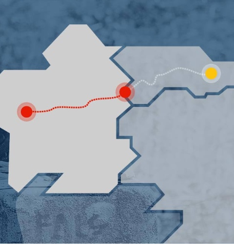  Mapa da etapa Galícia no Caminho de Santiago Primitivo