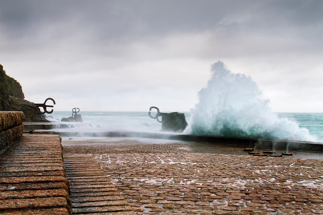 Wind Comb by Chillida in Donostia-San Sebastián  Wind Comb by Chillida in Donostia-San Sebastián