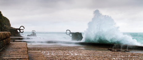  Windkamm von Eduardo Chillida in Donostia - San Sebastián