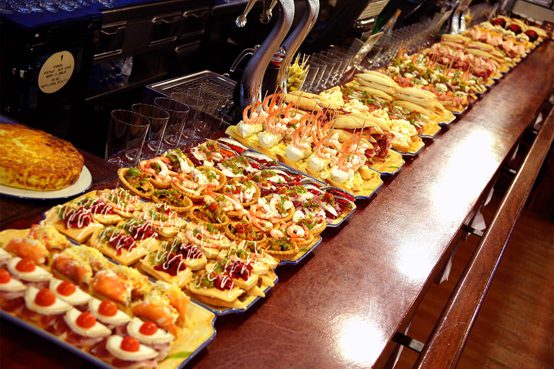 Pinchos in Donostia-San Sebastián Pinchos in Donostia-San Sebastián