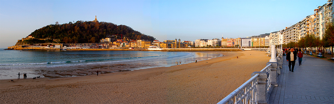 Playa de La Concha, Donostia-San Sebastián Playa de La Concha, Donostia-San Sebastián