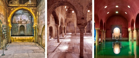 Arab baths, Granada