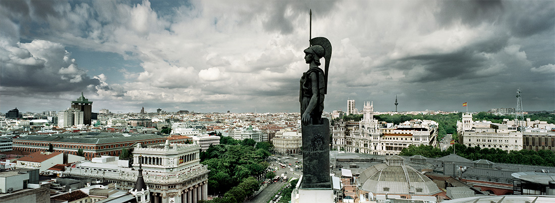 Vista desde la terraza del Círculo de Bellas Artes de Madrid Vista desde la terraza del Círculo de Bellas Artes de Madrid