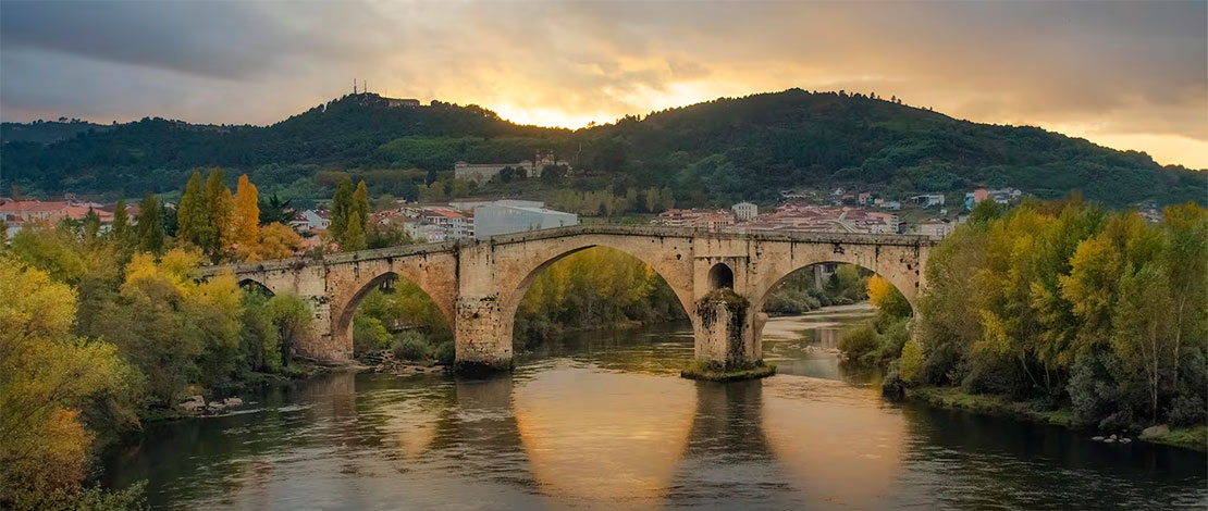 Roman Bridge in Ourense, Galicia Roman Bridge in Ourense, Galicia