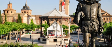 Plaza Cervantes square in Alcalá de Henares