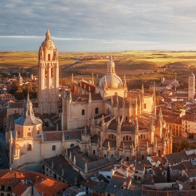 Vue de Ségovie, Castille-León Vue de Ségovie, Castille-León