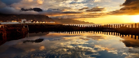 Piscinas naturales en Agaete, Gran Canaria