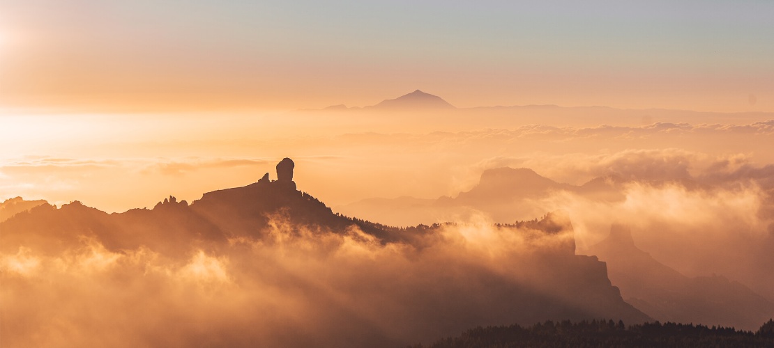 Vista das Ilhas Canárias