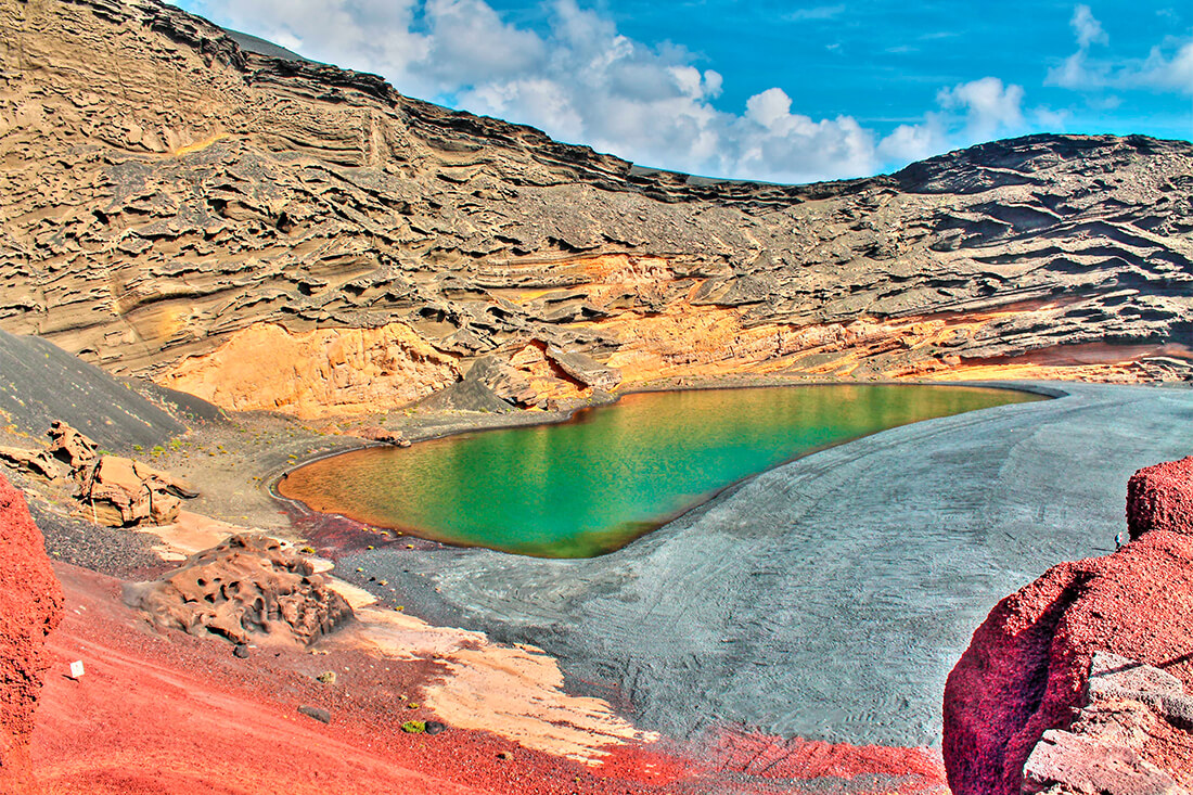 Die Grüne Lagune auf Lanzarote Die Grüne Lagune auf Lanzarote
