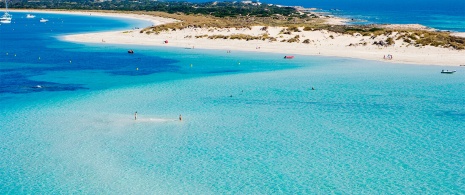 Plage Espalmador à Formentera