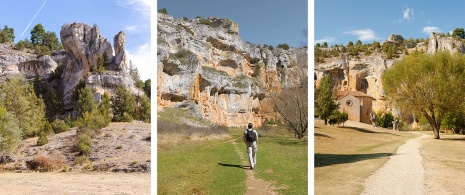 Geología en el Cañón de Río Lobos en Soria, Castilla y León