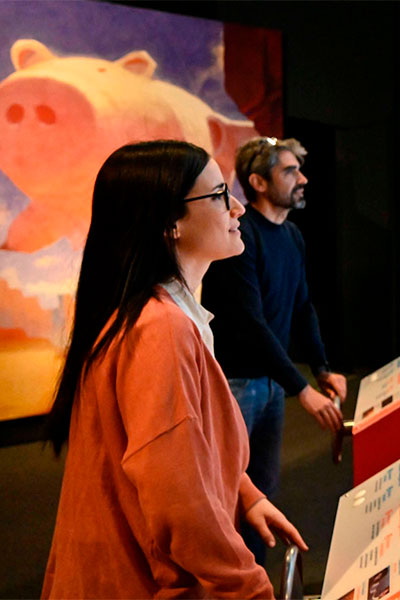Посетители выставки: «Наука Pixar», Сарагоса