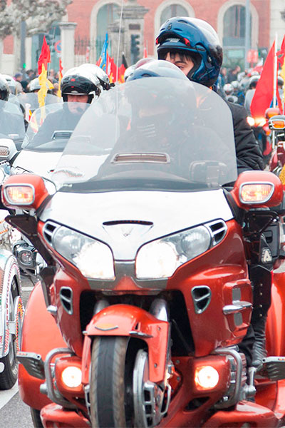 Pingüinos. International Winter Motorcycle Rally