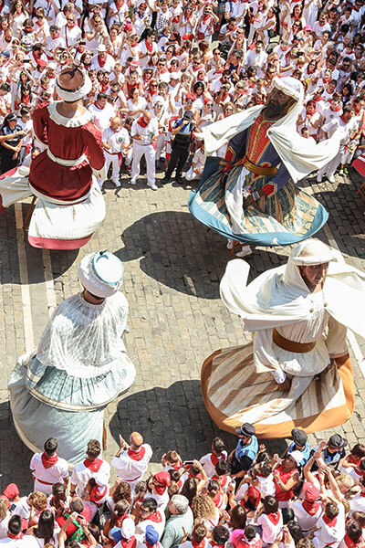 Fêtes de San Fermín. Pampelune, Navarre Fêtes de San Fermín. Pampelune, Navarre