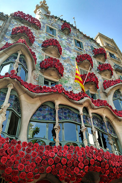 サン・ジョルディのお祭り、バルセロナ