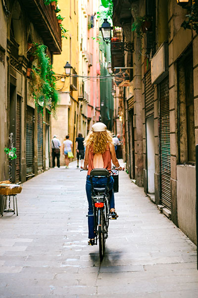 Touriste à Barcelone