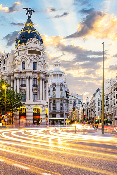 Gran Vía in Madrid