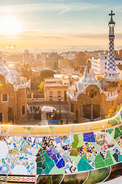 Vue depuis le parc Güell