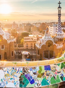 Vue depuis le parc Güell