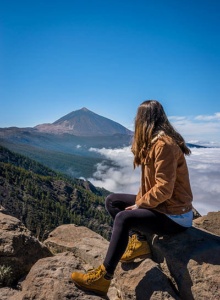 El Teide on a starry night