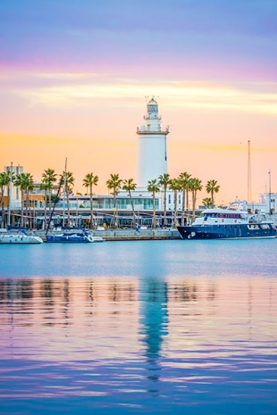 Vista de Málaga