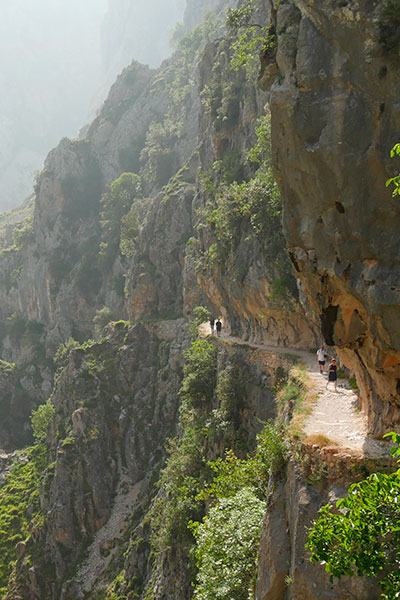 Hikers on the Cares Trail