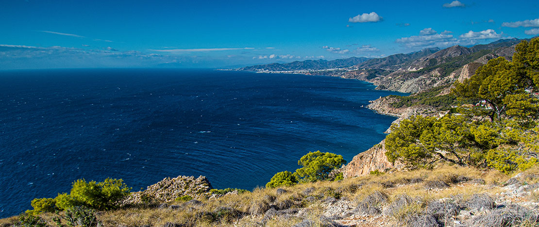 Maro-Cerro Gordo cliffs, Malaga, Andalusia