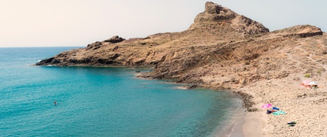 Wschód słońca nad Cala Arena, Cabo de Gata