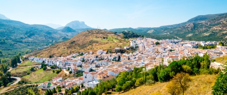 Vue de la commune de Carcabuey à Cordoue, Andalousie