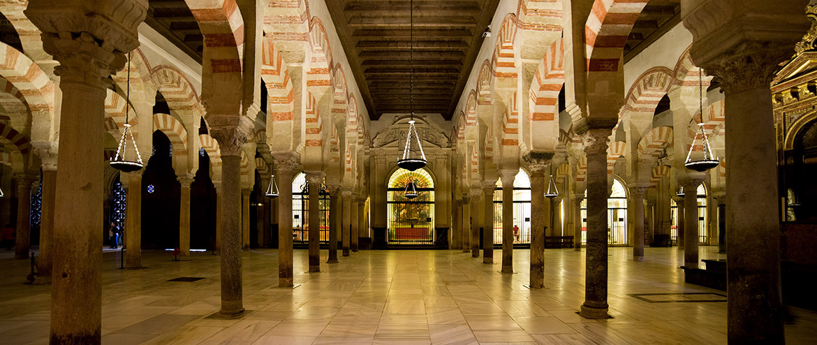 Inside the Mosque-Cathedral of Cordoba Inside the Mosque-Cathedral of Cordoba
