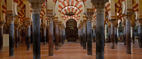 Inside the Mosque-Cathedral of Cordoba