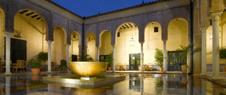 Terrasse des Paradors Carmona