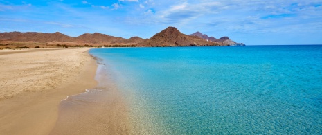  La spiaggia di Los Genoveses, Andalusia.