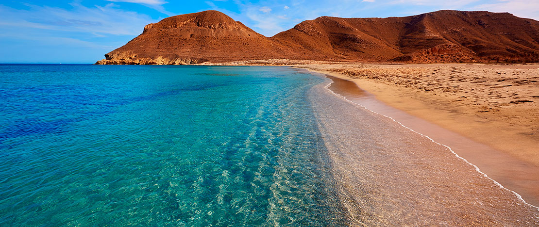 Spiaggia di Rodalquilar, Almería, Andalusia Spiaggia di Rodalquilar, Almería, Andalusia
